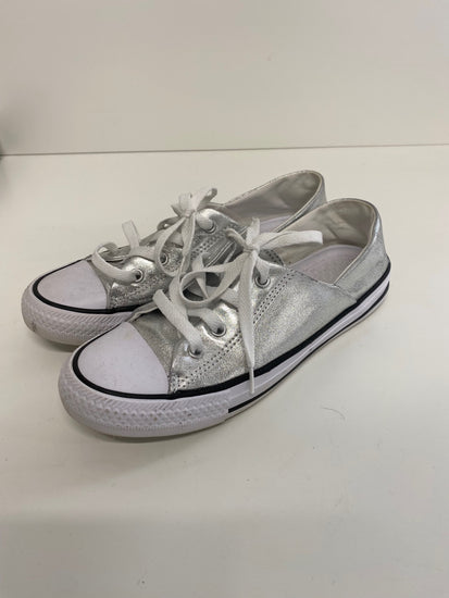 Classic Converse Sneakers UK6 Silver metallic Rare NN001
