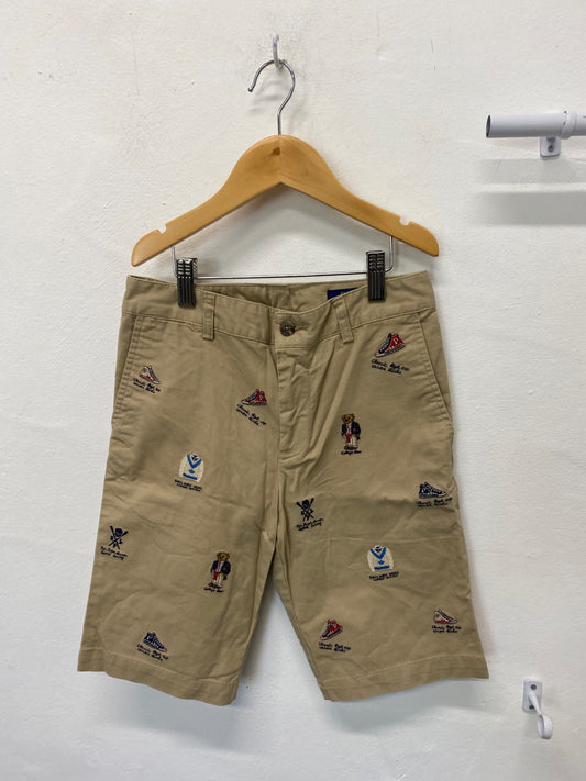 Classic Polo Ralph Lauren Shorts Age10 Beige embroidered BB001