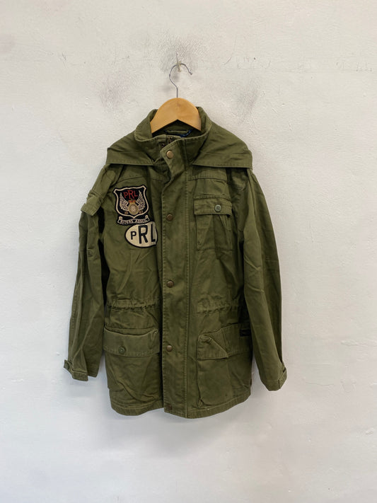 Classic Polo Ralph Lauren Parka Jacket Age 10-12 Olive BB001