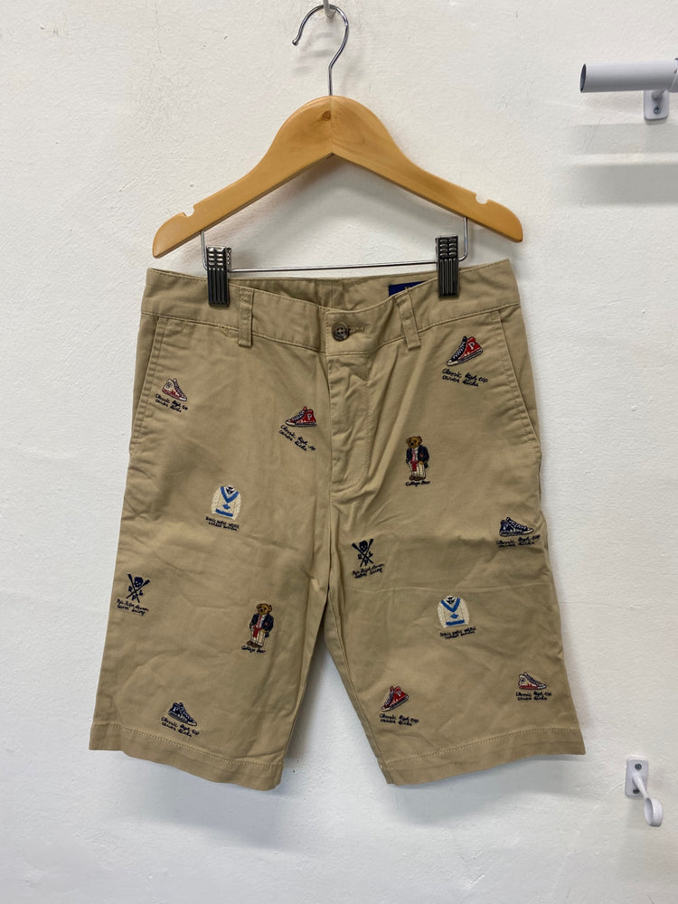 Classic Polo Ralph Lauren Shorts Age10 Beige embroidered BB001