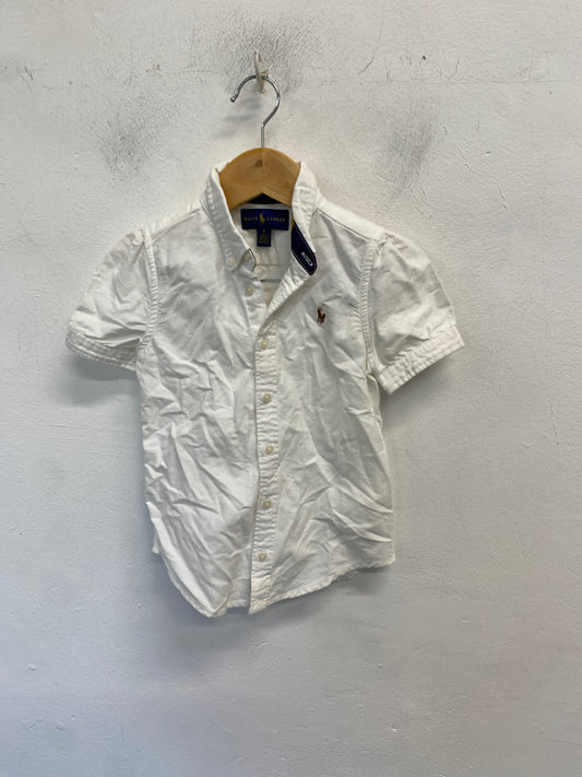 Classic Ralph Lauren Shirt Age 5 White girls blouse BB001 