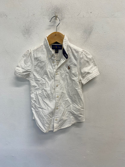 Classic Ralph Lauren Shirt Age 5 White girls blouse BB001 