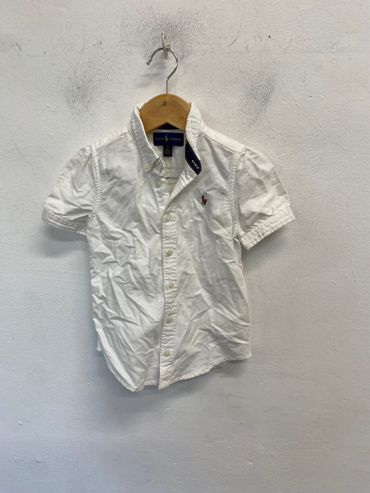 Classic Ralph Lauren Shirt Age 5 White girls blouse BB001 