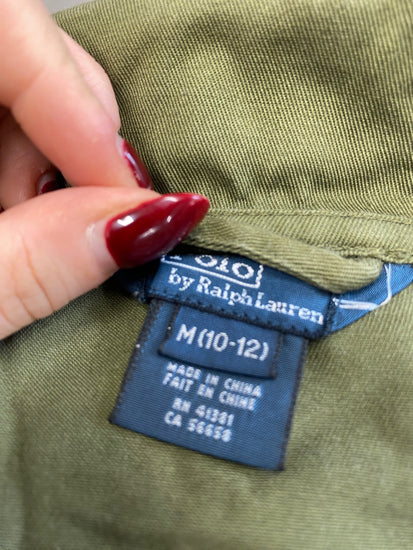Classic Polo Ralph Lauren Parka Jacket Age 10-12 Olive BB001
