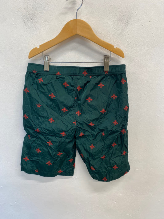 Classic Gucci Shorts Age 10 Green red designer BB001