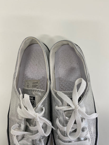 Classic Converse Sneakers UK6 Silver metallic Rare NN001