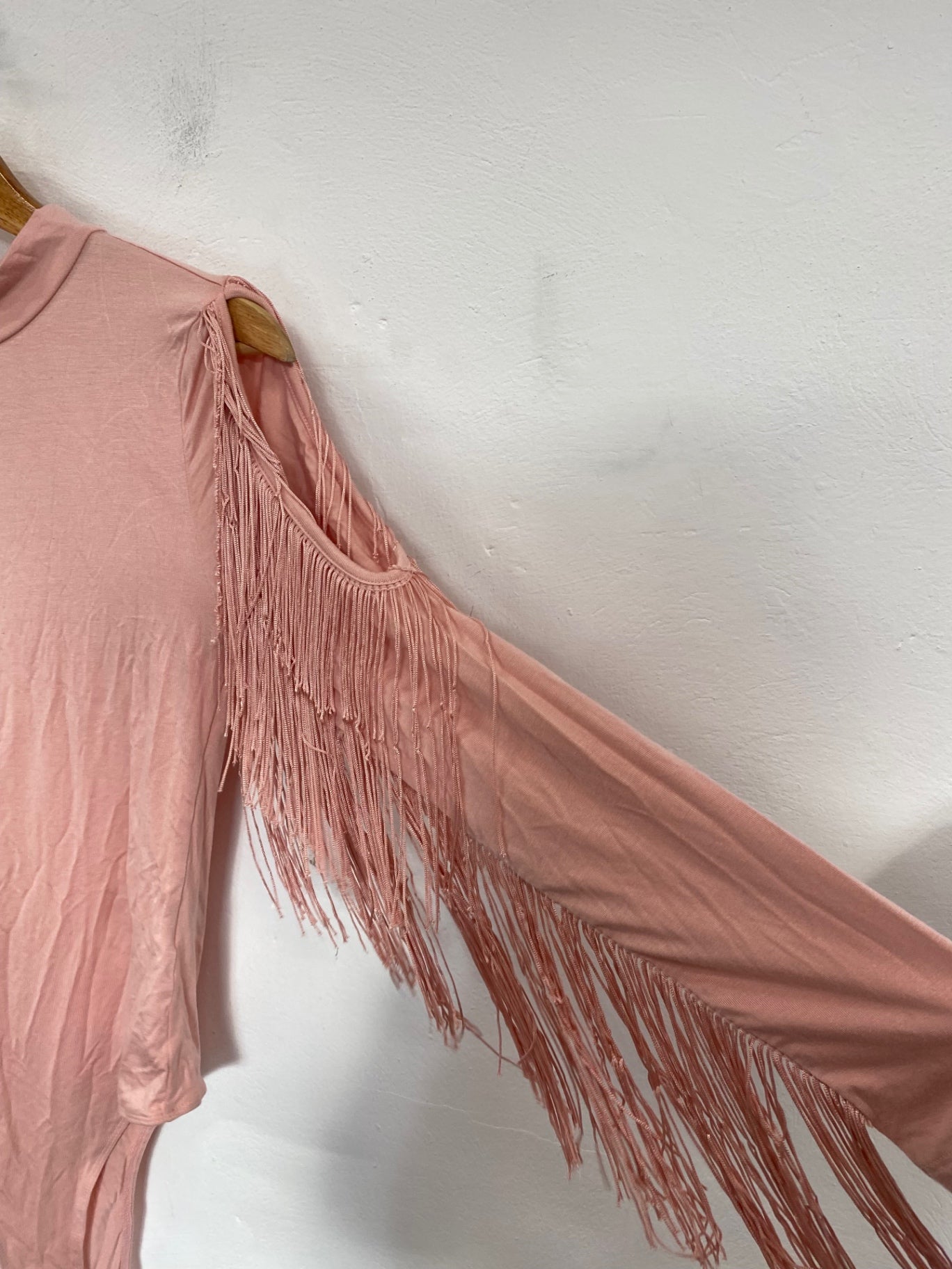 Classic Blue B Bodysuit UKS Pink tassel boho chic western HM001