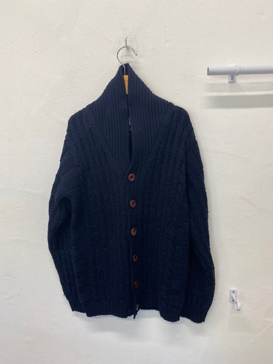 Classic Gucci Cardigan Age10 Dark Blue knit pure wool BB001