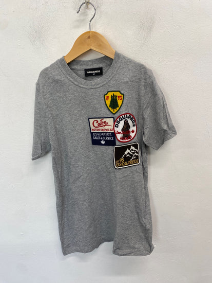 Classic Dsquared2 T-Shirt Age 12 Gray BB001