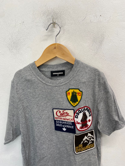 Classic Dsquared2 T-Shirt Age 12 Gray BB001