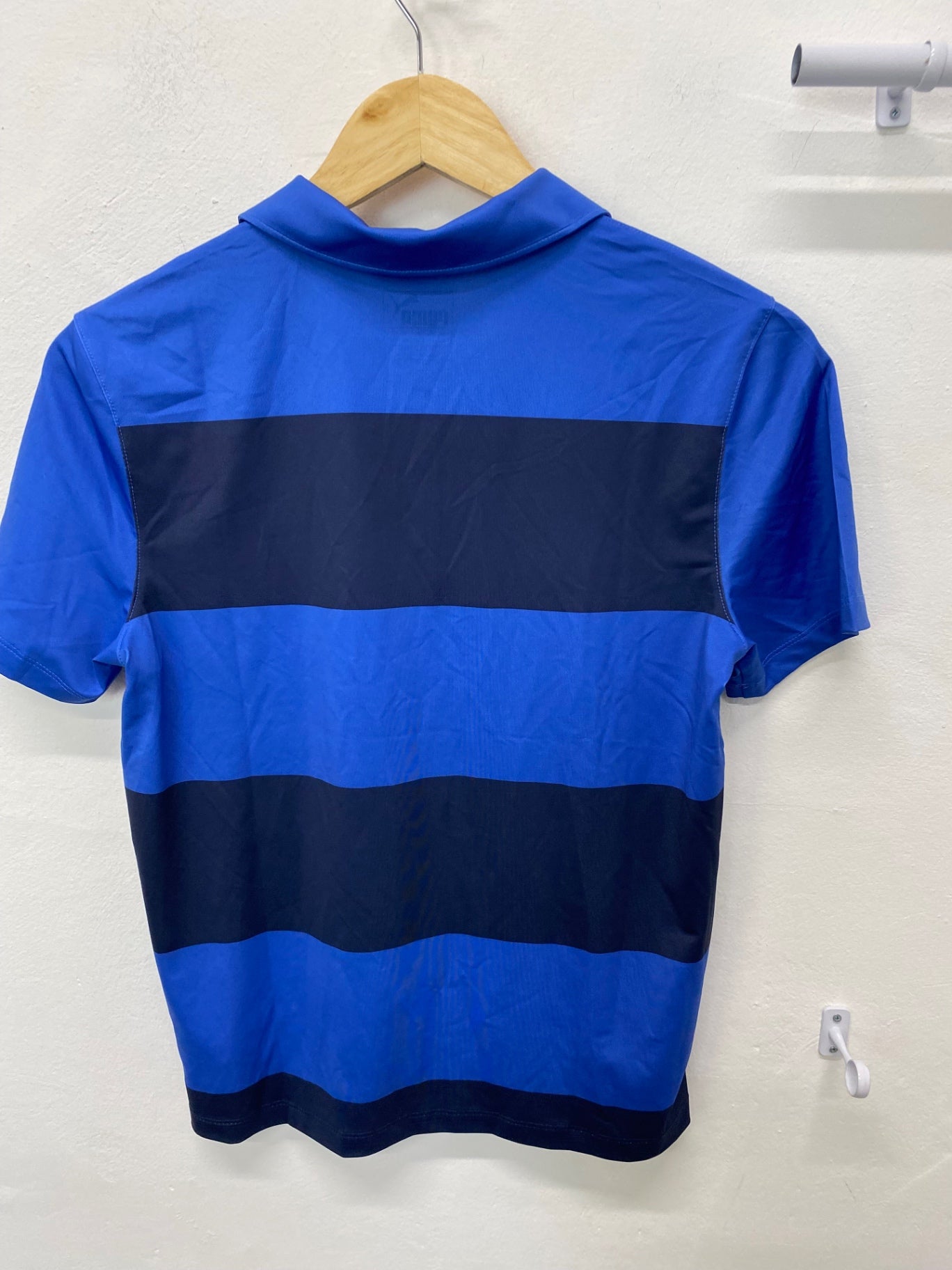 Classic Puma Rugby Polo Shirt Age 9-10 Blue & Navy BB001
