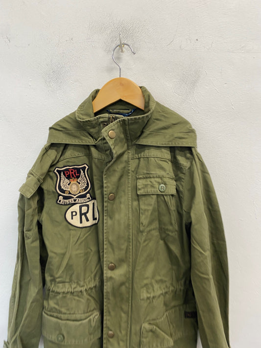 Classic Polo Ralph Lauren Parka Jacket Age 10-12 Olive BB001