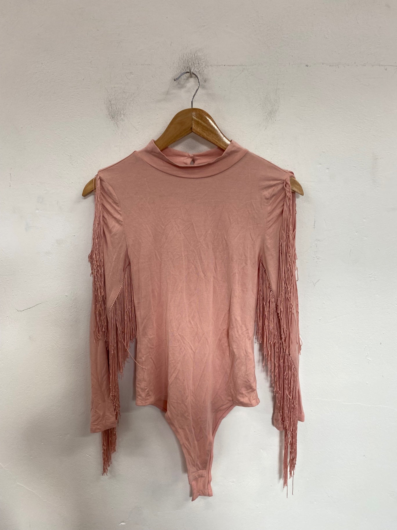 Classic Blue B Bodysuit UKS Pink tassel boho chic western HM001