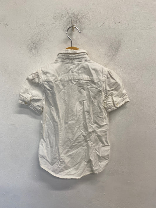 Classic Ralph Lauren Shirt Age 5 White girls blouse BB001 