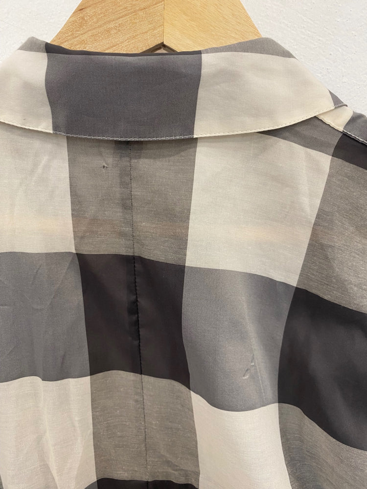 Classic Ted Baker Mini Dress UK6 Grey Check JB006