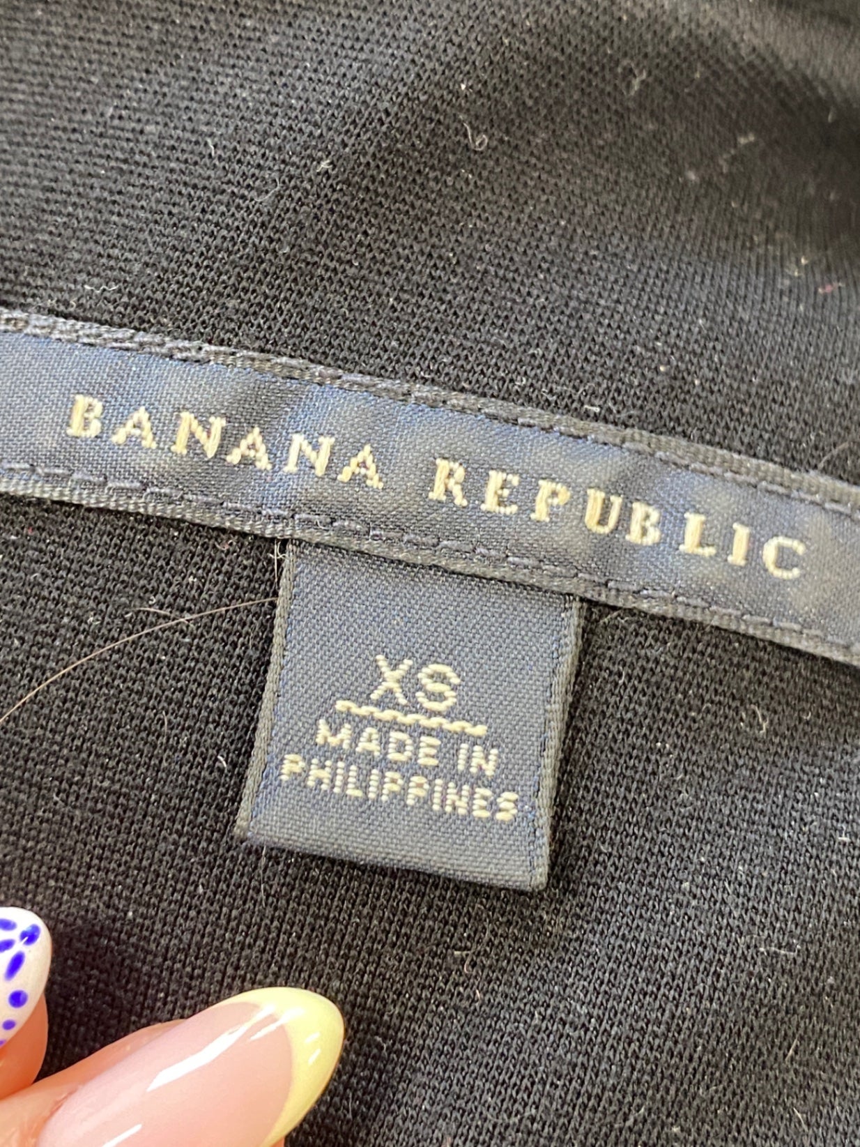 Classic Banana Republic Dress UK XS Gray and black office JB006