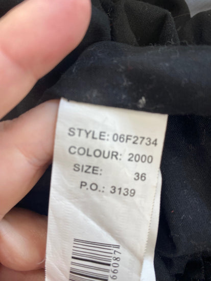 Classic Desigual Mini Bubble Skirt UK8 Black JB006