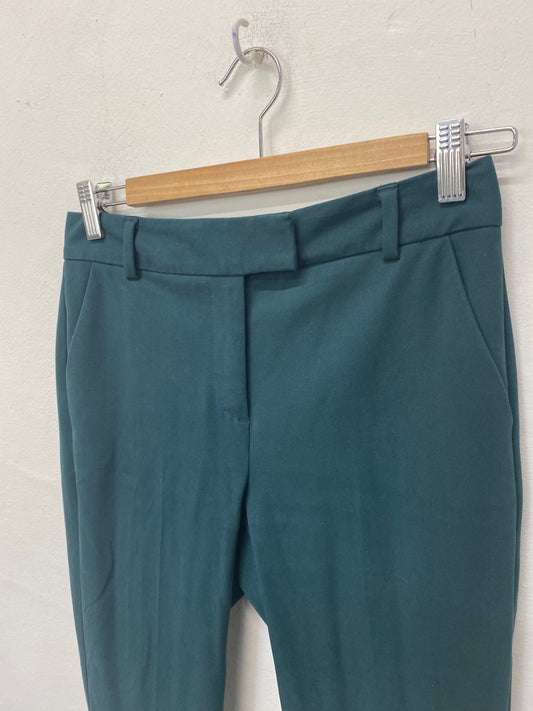 Classic Reiss Joanne Trousers cropped UK6 Forest Green JB006