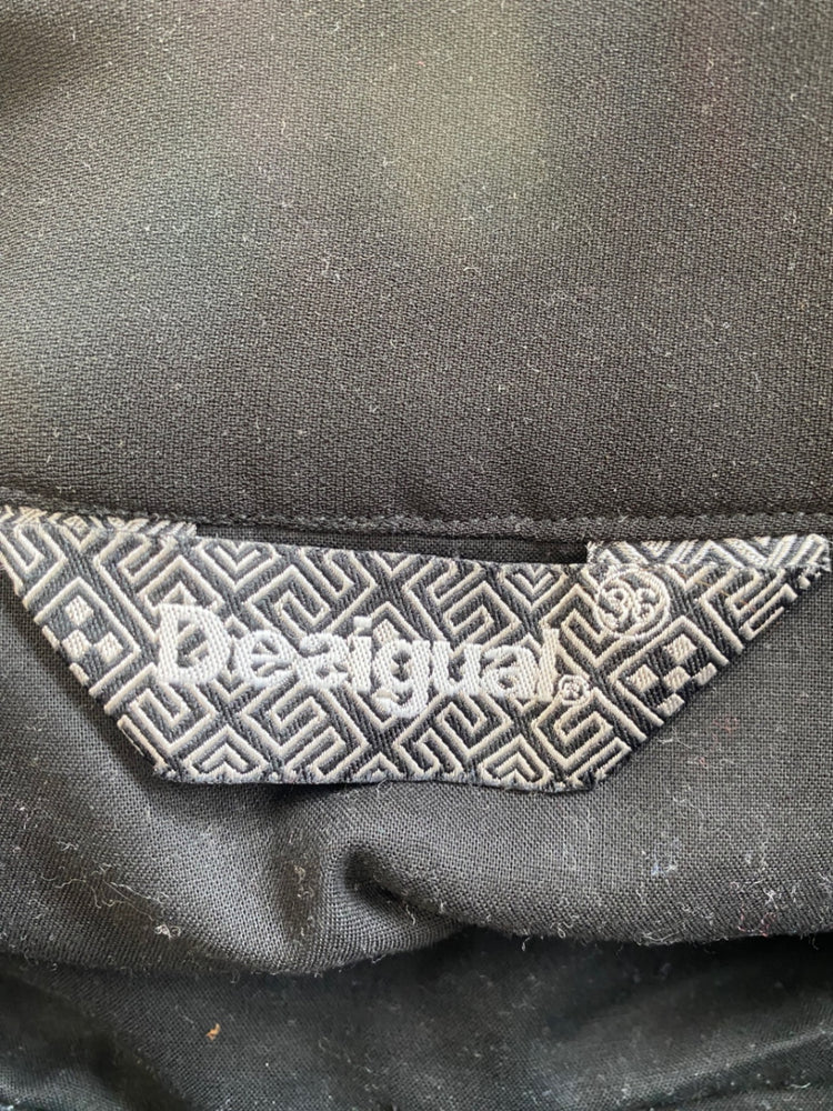 Classic Desigual Mini Bubble Skirt UK8 Black JB006