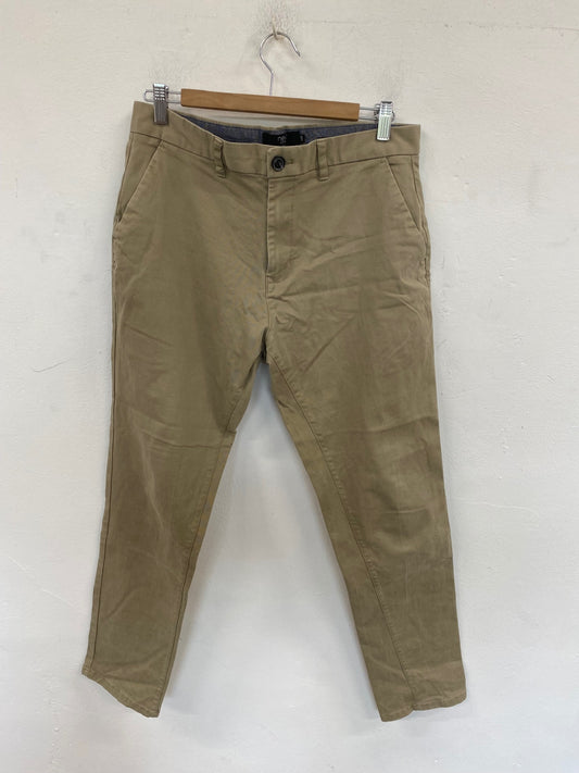 Classic Next Trousers 32 R Beige JB006