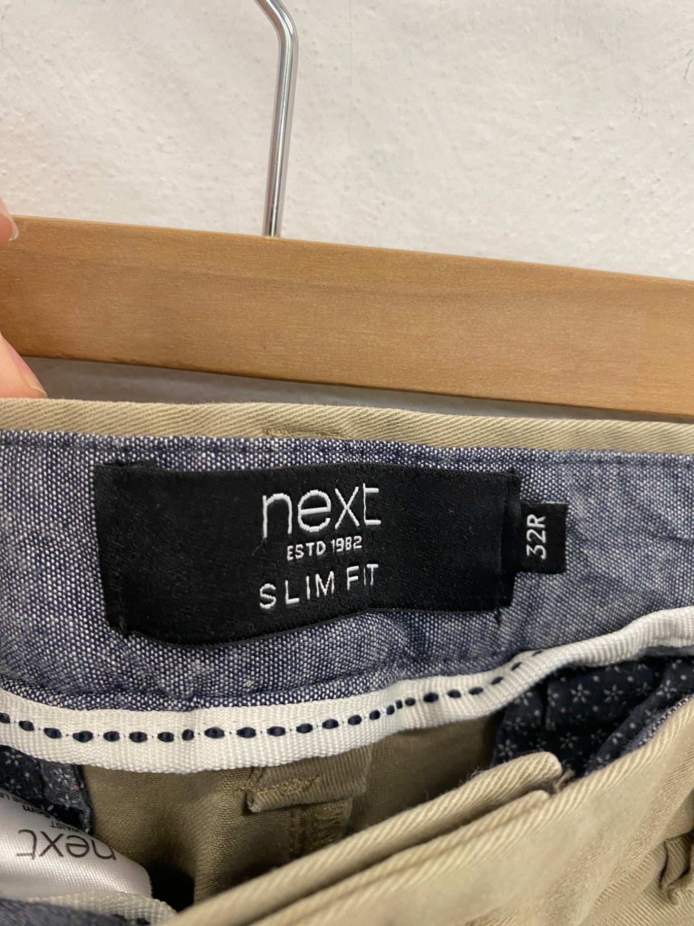 Classic Next Trousers 32 R Beige JB006