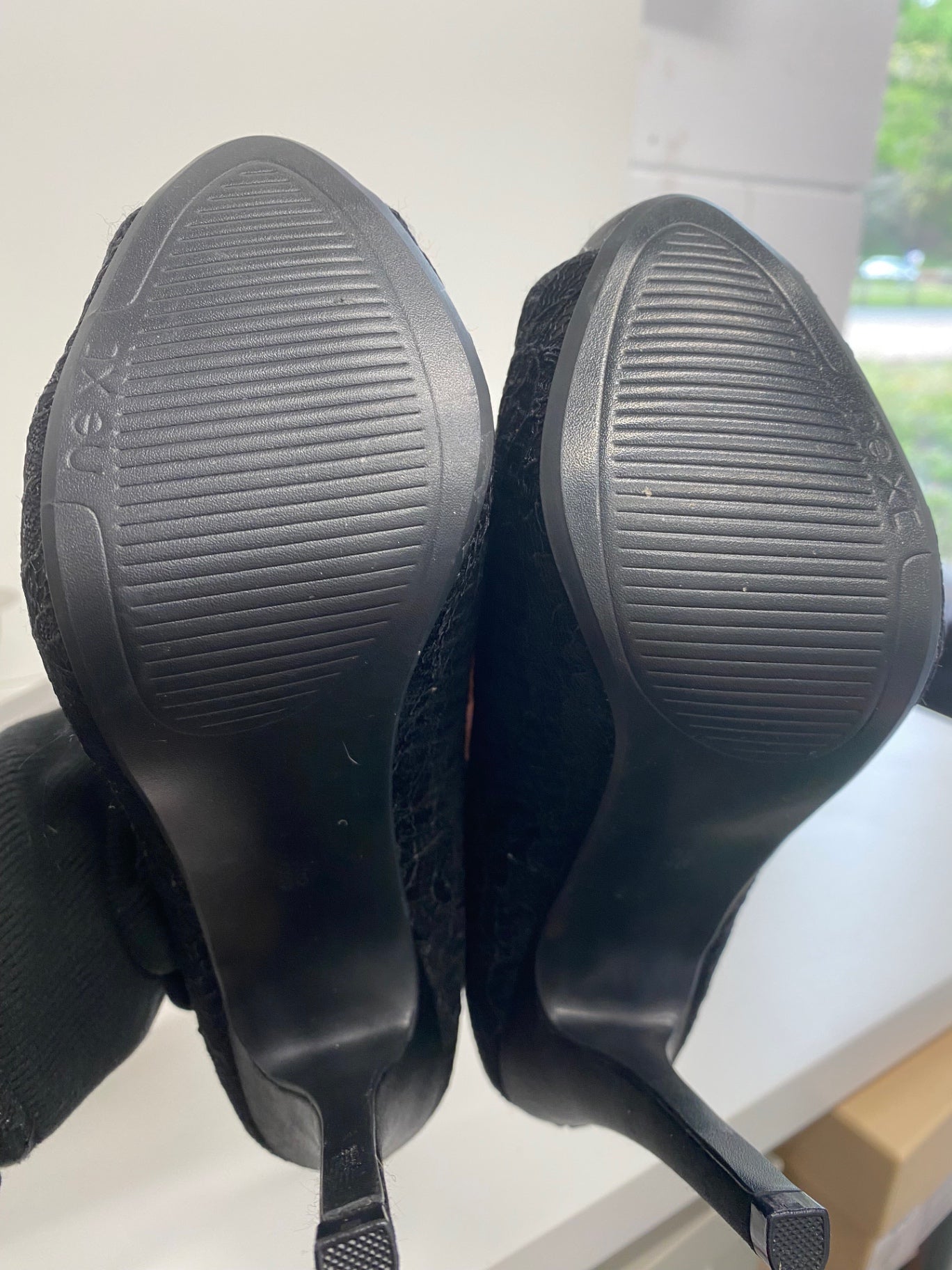 Classic Next High Heels UK3.5 Black lace occasion events stilletos BT001