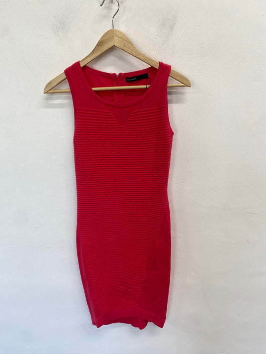 Classic Karen Millen Dress UK4 Fuchsia summer JB006