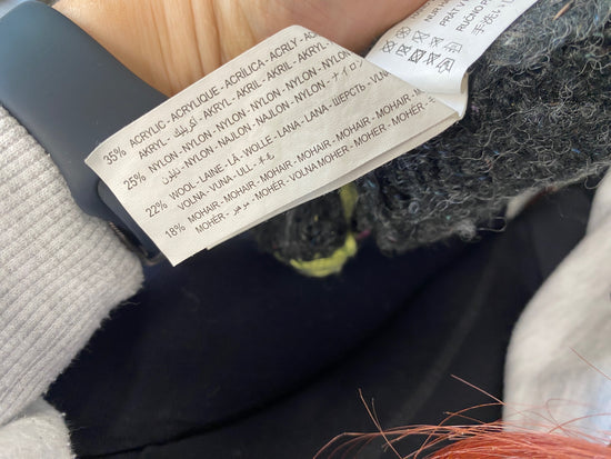 Classic Desigual Dress UK S Grey embroidered