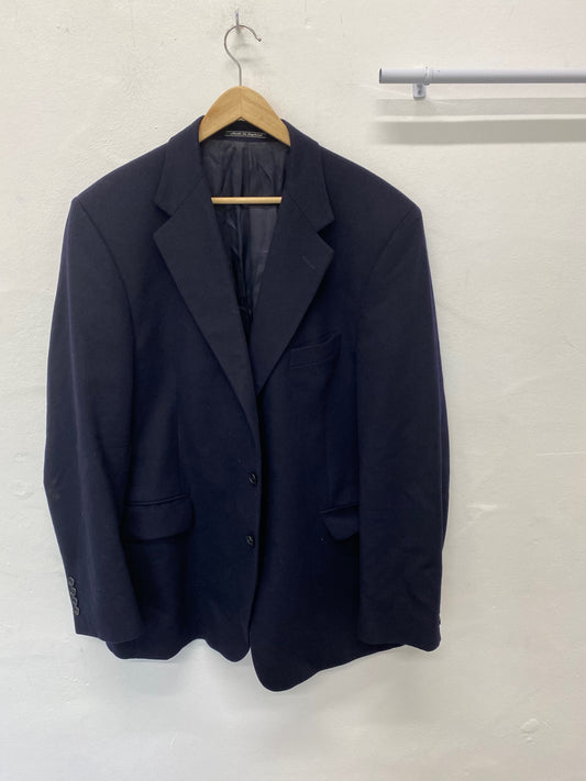 Fabulous Austin Reed Blazer 44R cashmere Dark blue Race Days Formal KM001 
