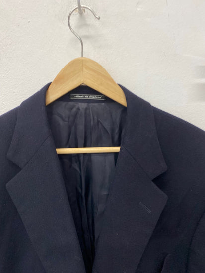 Fabulous Austin Reed Blazer 44R cashmere Dark blue Race Days Formal KM001 