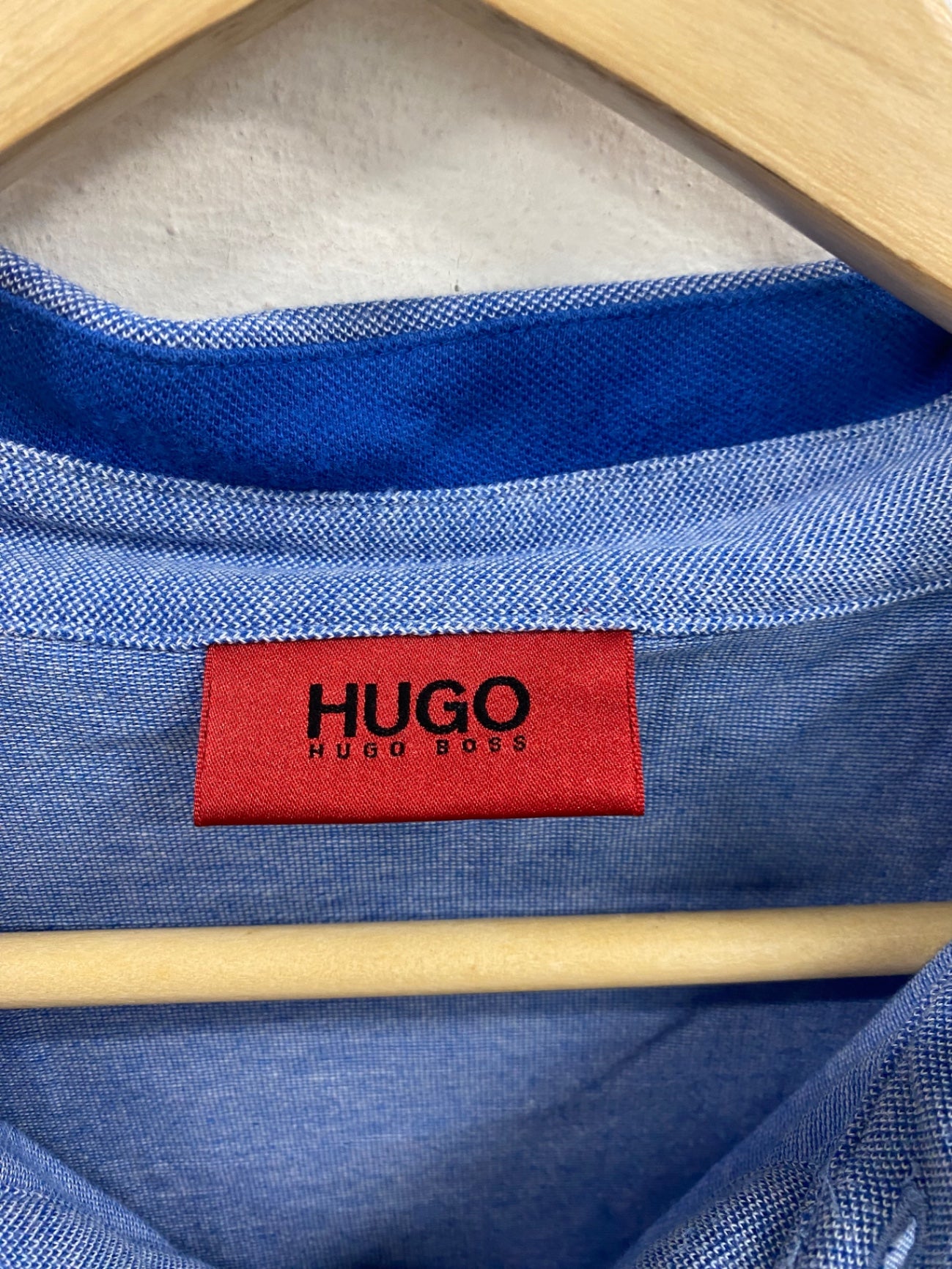 Classic Golf Hugo Boss Polo Shirt UK XXL Blue DW001