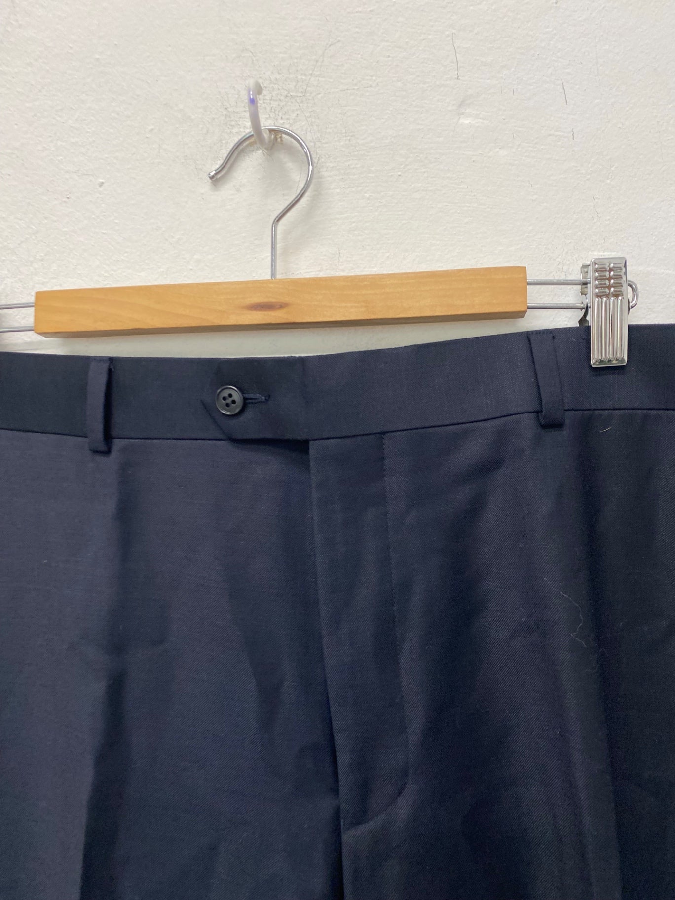 Fabulous John Lewis Formal Trousers W38" Navy Blue JP001