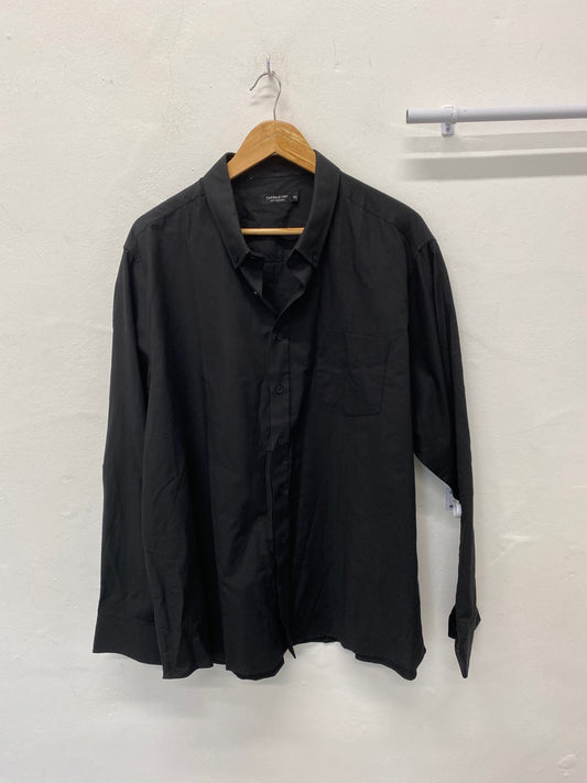 Fabulous Capsule / Men Button-Up Shirt UK XXL Black formal Race Days DW001