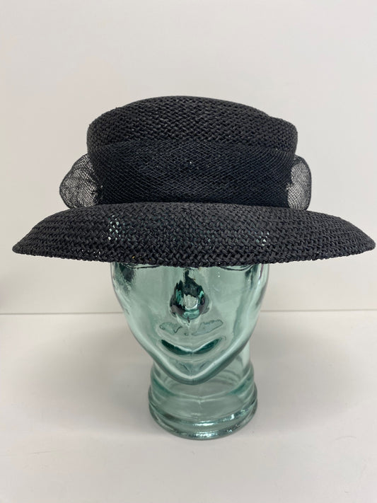 Fabulous Accessorize Hat One size Black occasions Race days weddings SI002