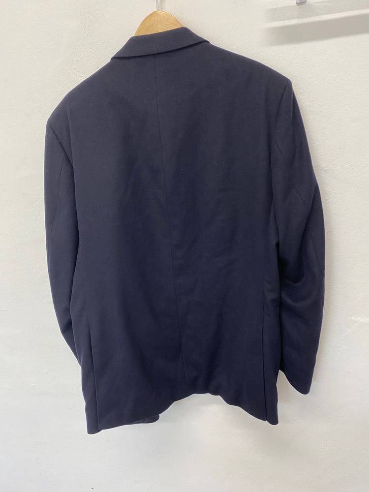 Fabulous Austin Reed Blazer 44R cashmere Dark blue Race Days Formal KM001 