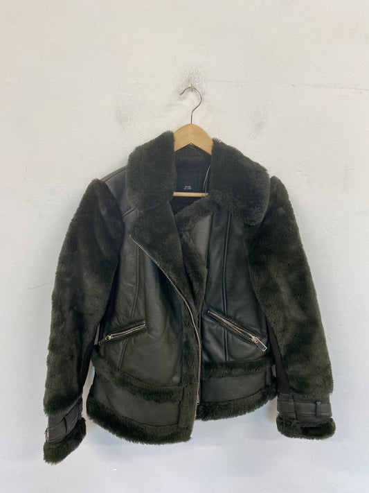 Fabulous River Island Jacket UK10 Dark Green BT001