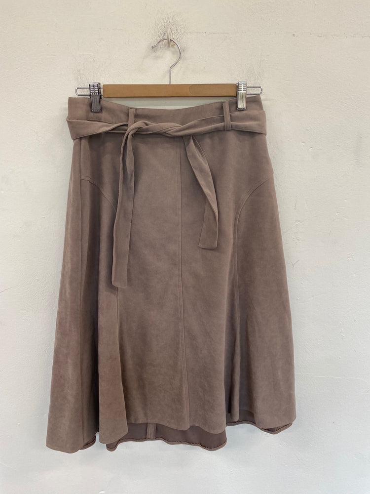 Fabulous Debenhams Midi Skirt UK8 Taupe BT001
