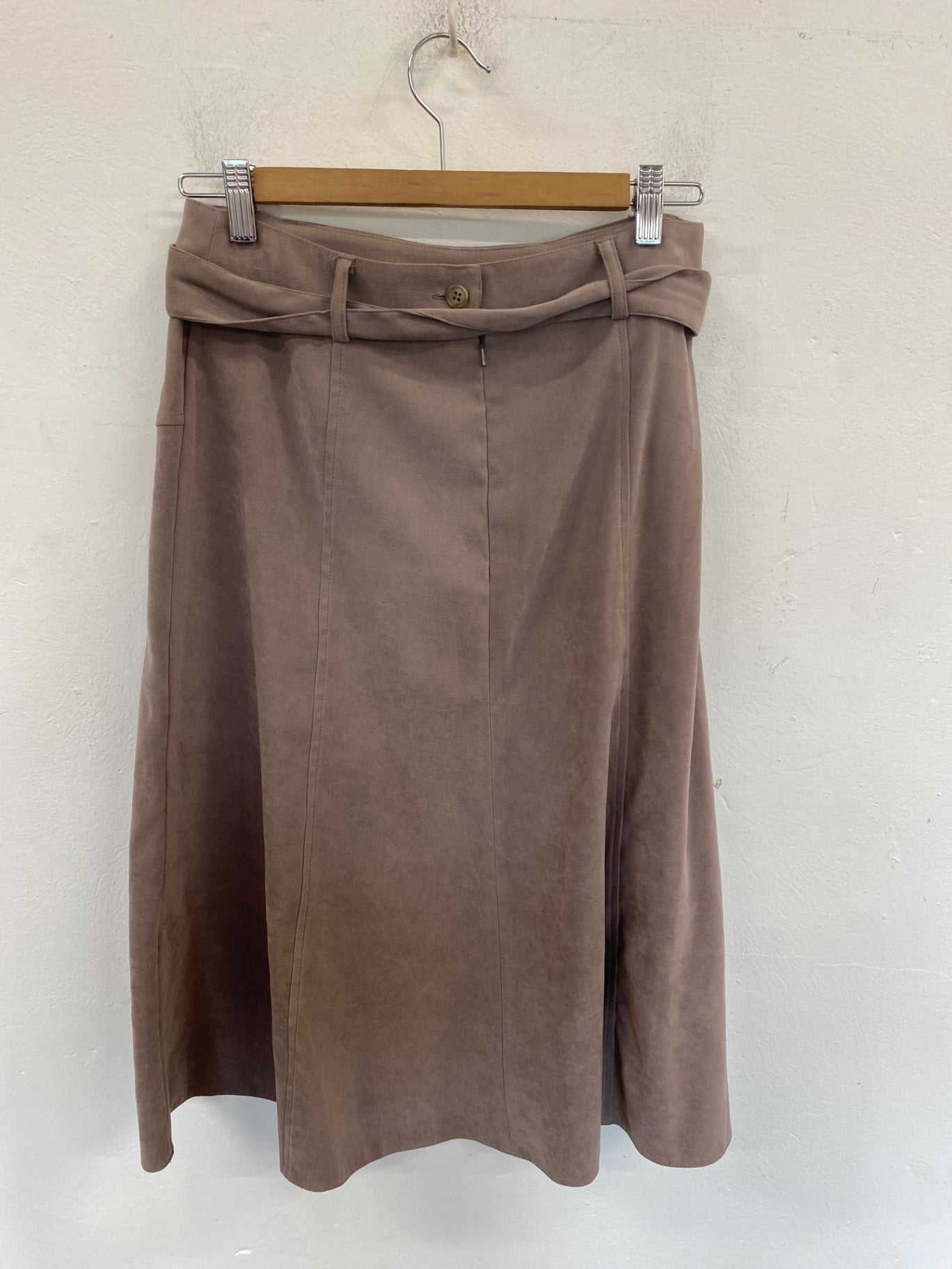 Fabulous Debenhams Midi Skirt UK8 Taupe BT001