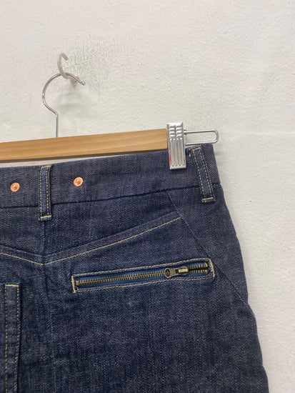 Fabulous Warehouse Skirt UK6 Dark indigo Y2K vibes BT001