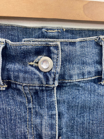 Fabulous Logo Denim Skirt UK6 Blue BT001