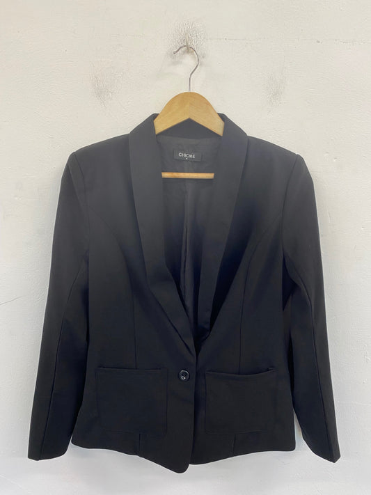 Fabulous CHICME Blazer UK M Black BT001