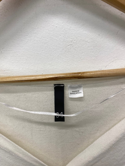 Fabulous H&M Cardigan Uk8 Cream classic shape BT001