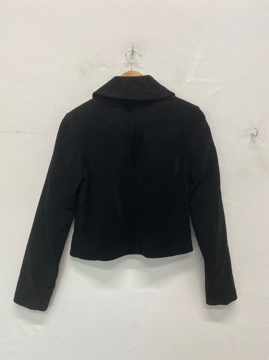 Fabulous Red Herring Blazer Uk8 Black fitted formal BT001