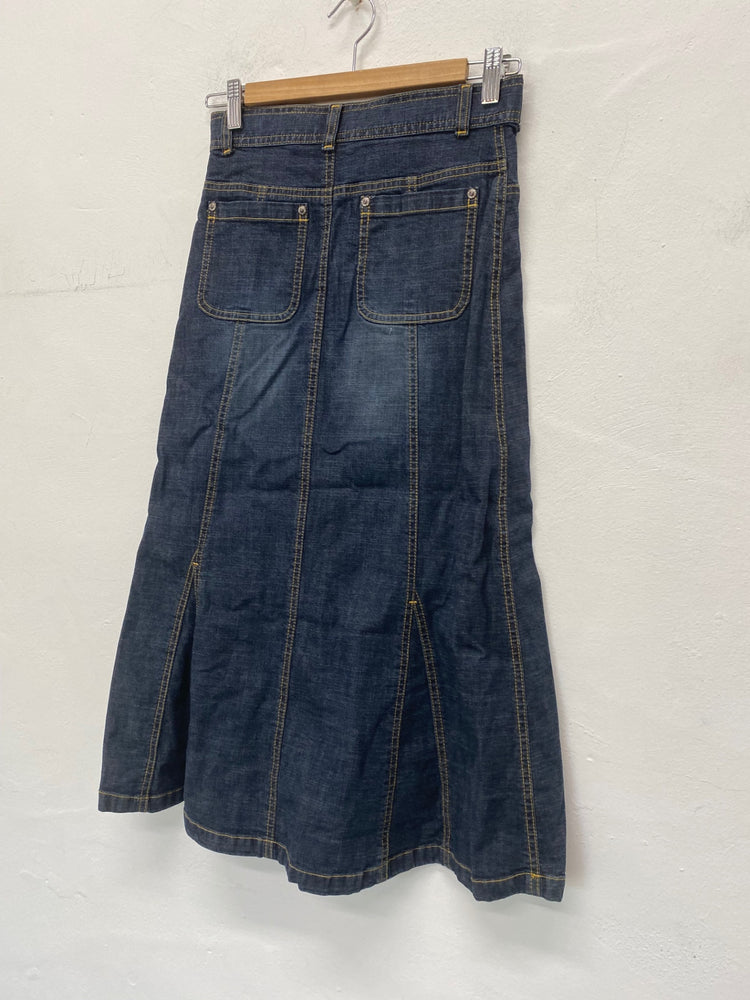 Fabulous GapKids Maxi Skirt Age 12 Dark Blue Y2K BT001