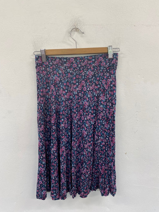 Fabulous Boho F&F Mini Skirt UK6 Navy & Pink BT001