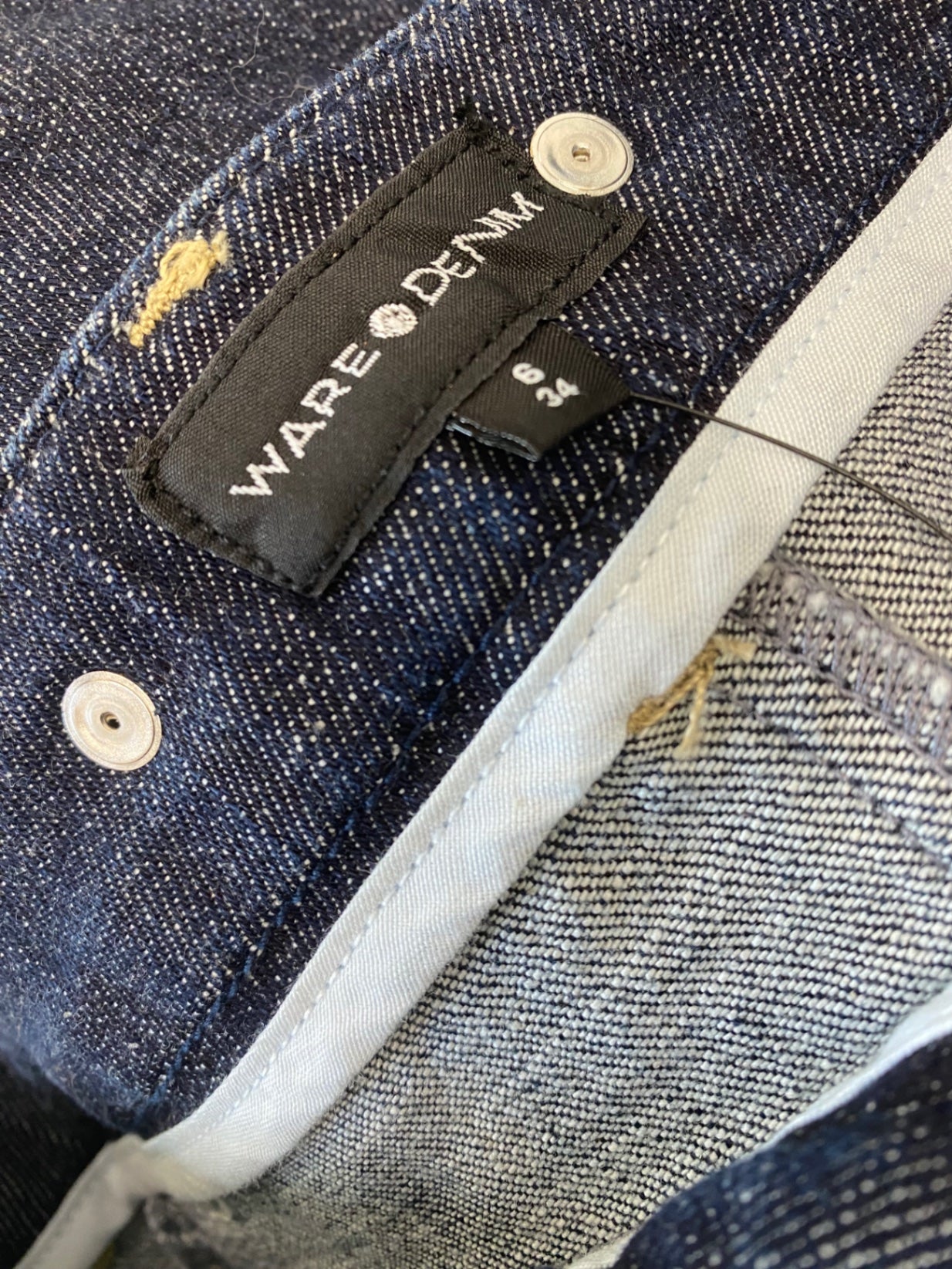 Fabulous Warehouse Skirt UK6 Dark indigo Y2K vibes BT001