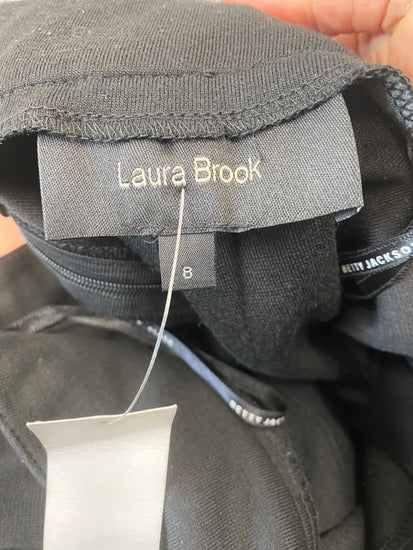 Fabulous Laura Book Pencil Skirt Uk8 Black wiggle BT001