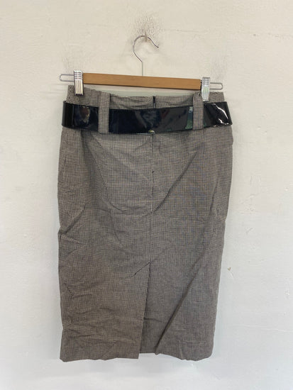 Fabulous Warehouse Skirt UK6 Black & White BT001