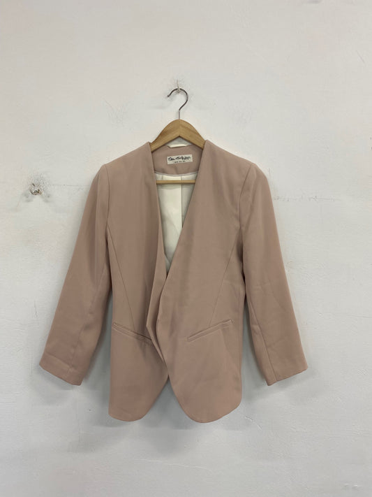 Fabulous Miss Selfridge Blazer UK8 Beige BT001