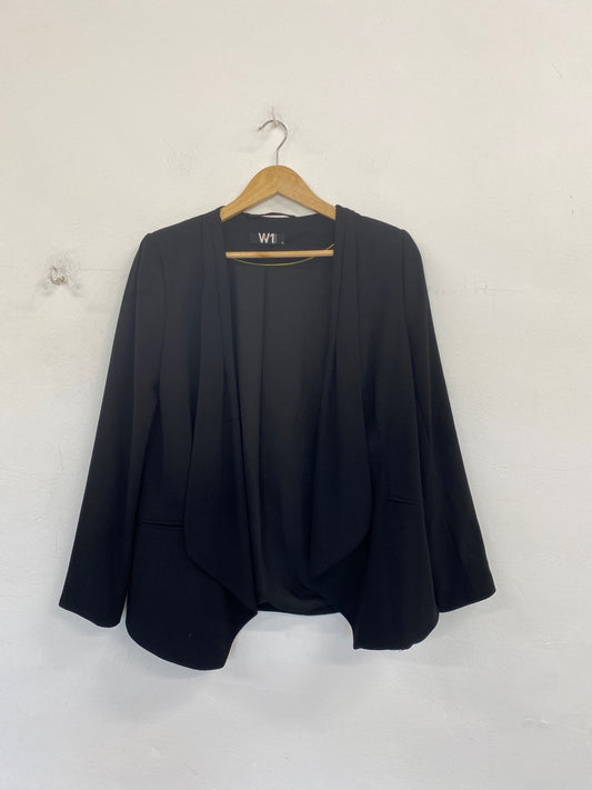 Fabulous Wallis Loose Fit Blazer UK10 Black BT001